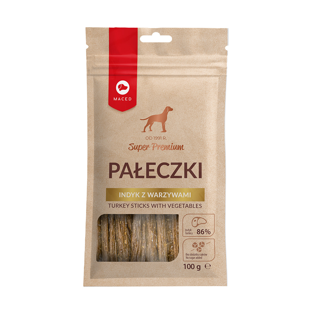 Maced Przysmak dla Psa Pałeczki MIX 10x100g